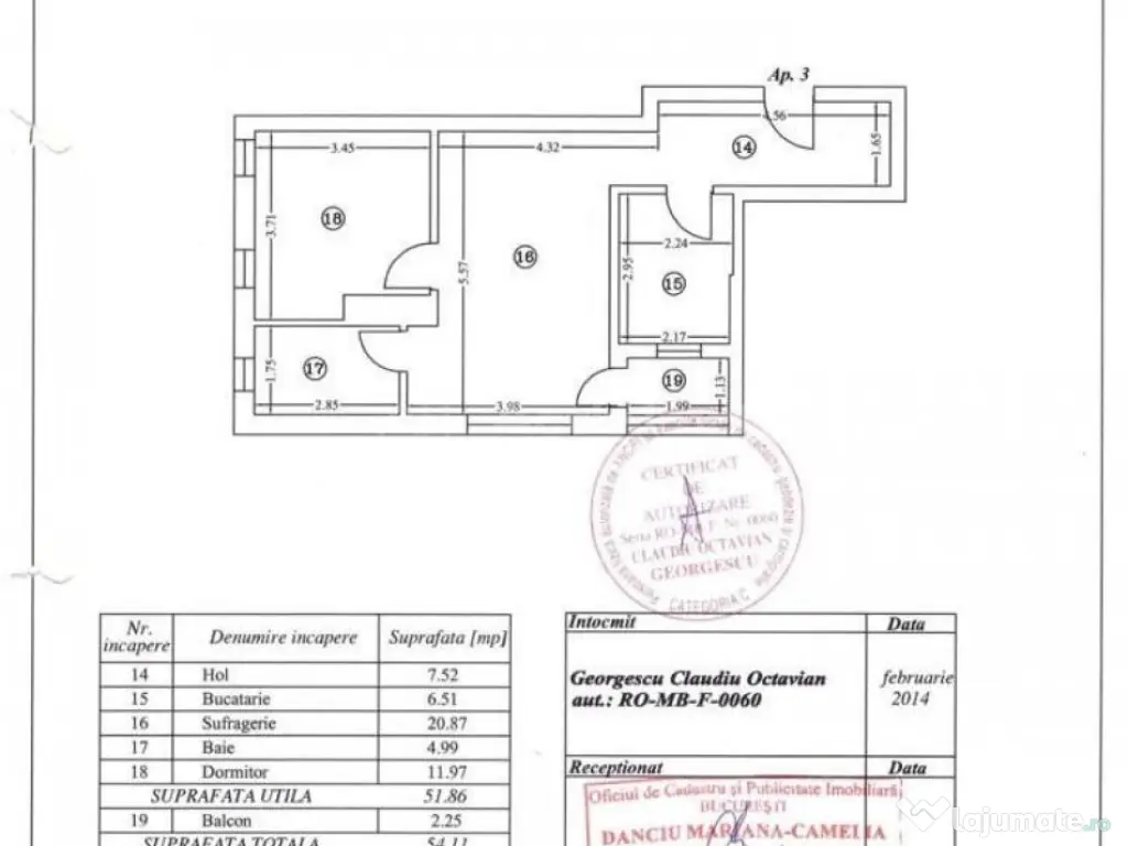 Apartament 2 Camere Aviatiei- Pechea