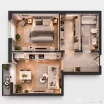 Apartament cu 2 camere de vânzare | Etajul 1 | Bloc nou –
