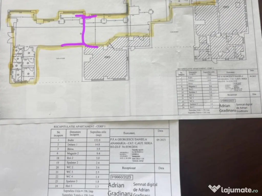 Spațiu comercial, 196.1 mp , zona Calea București