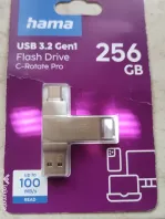 Memorie USB Hama C-Rotate Pro, USB-C 3.1/3.0, 256 GB