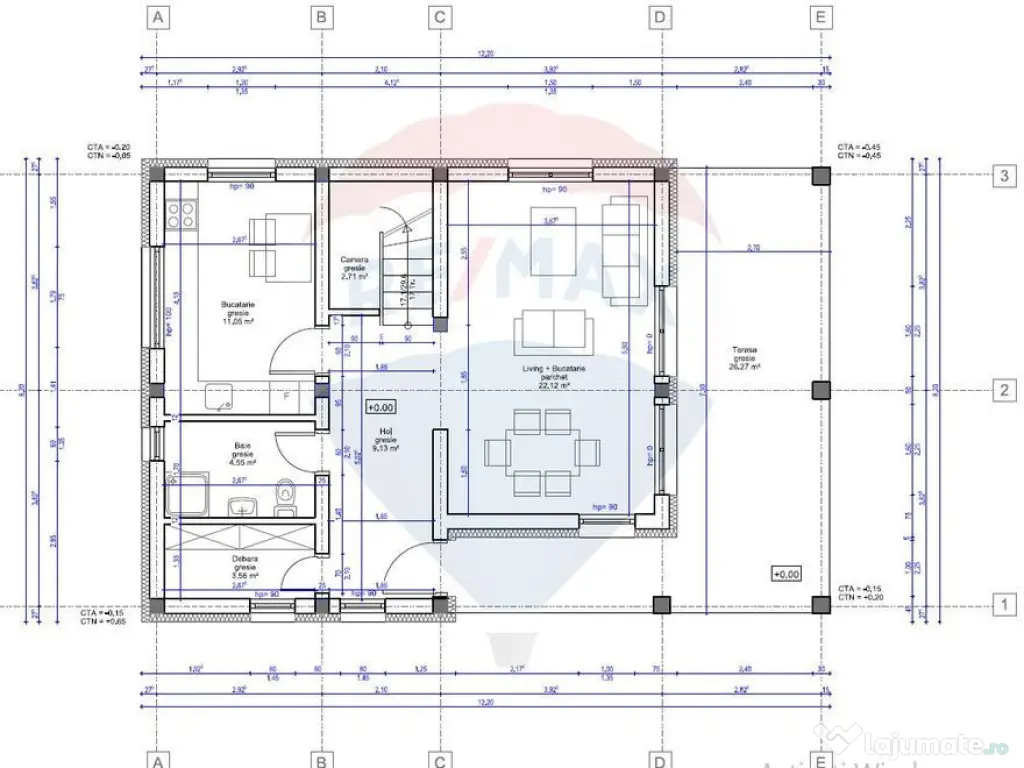 Casa noua de vanzare in Gilau! ! 110 MP Util ! 800 MP Teren!
