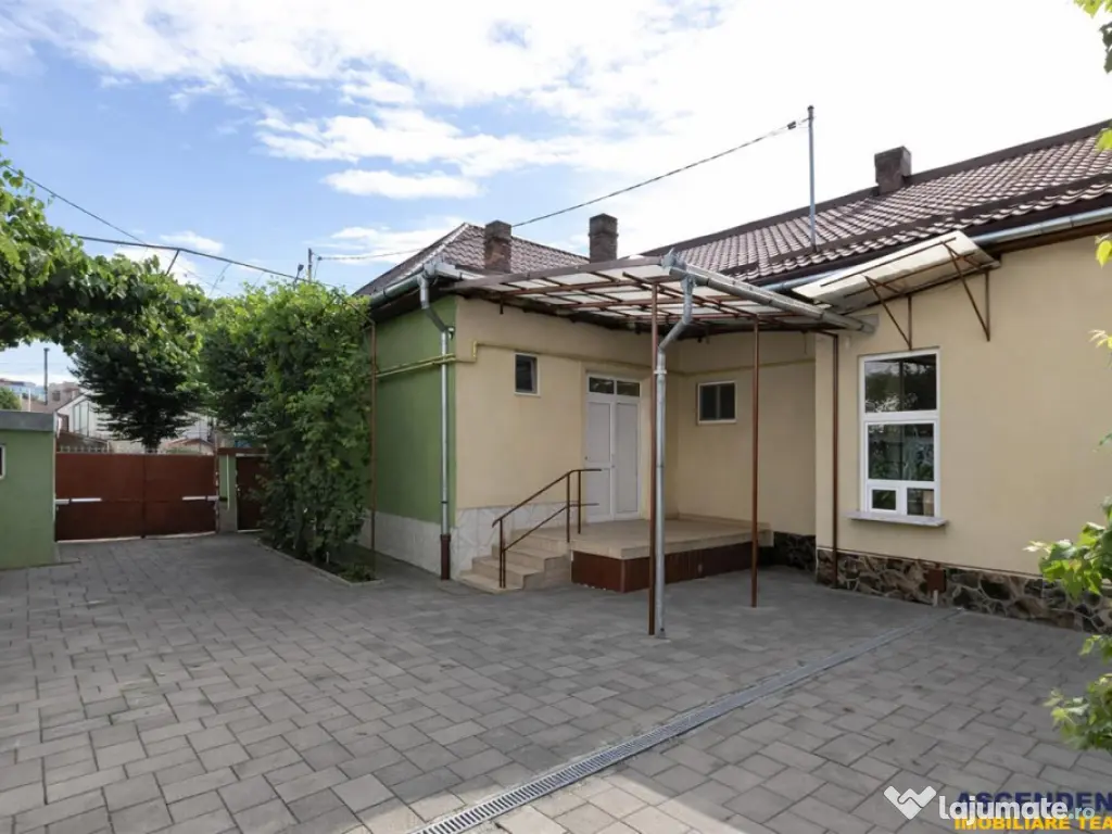 3D!Ansamblu casa productie comercial, 3 corpuri,acces strada