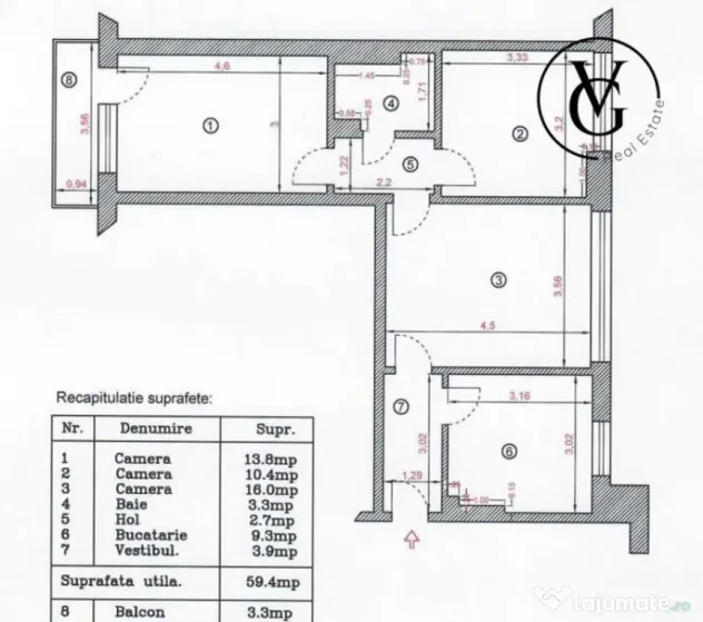 Apartament 3 camere | Metrou Obor