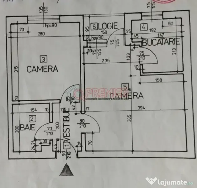 2 camere Metrou - Aparatorii Patriei