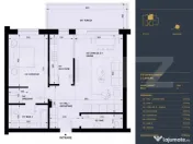 Apartament cu 2 camere si 2 bai, Smart Home, 60 mp - Complex 