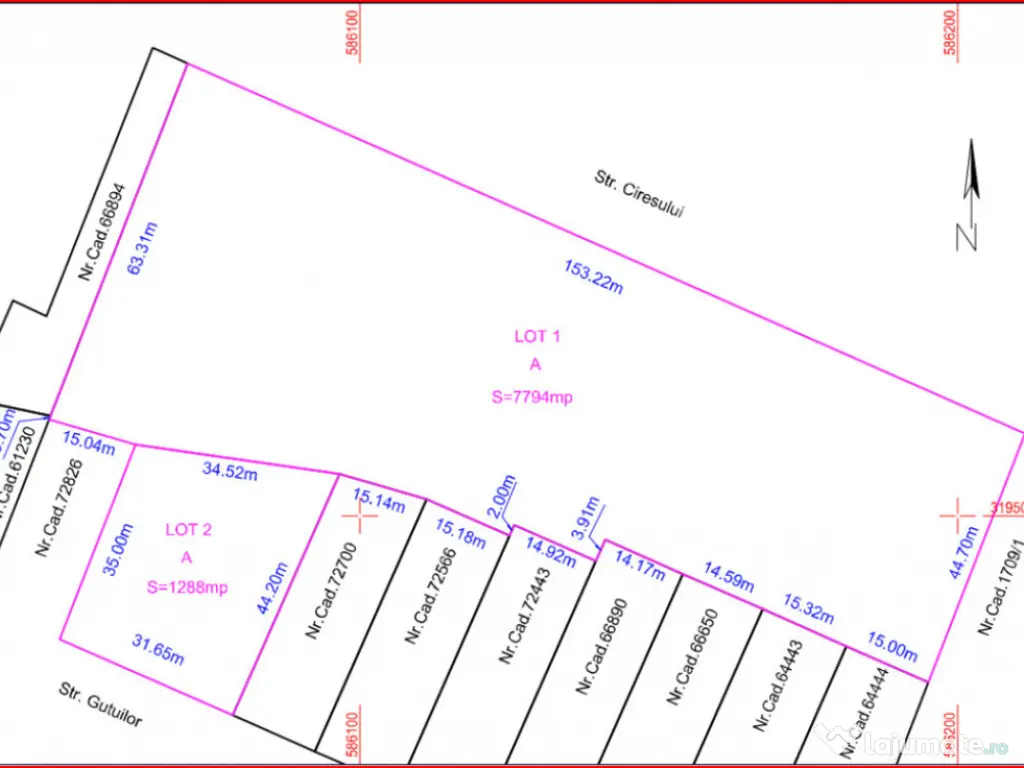 MAGURELE, LOT 1.288 MP!