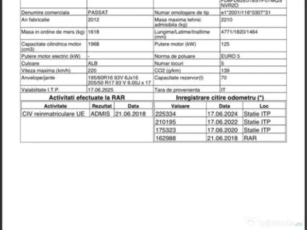 Volkswagen Passat B7 170CP Webasto/ACC/DCC