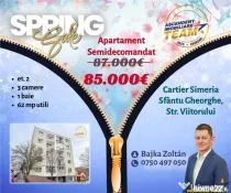 3D FILM! Apartament 3 camere,etaj 2, areal apreciabil, Simer