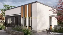 Casa individuala parter - 4 camere 2 bai - teren 309mp
