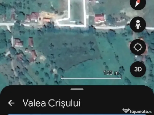 Teren Valea Crișului (Bratca) 1305mp