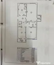 Apartament 3 camere Calarasi 4, etaj 3. Suprafata 72mp. 