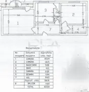 2 camere, 4/8, bloc 1989, 63,53 mp, centrala-Strada Dorneasc 