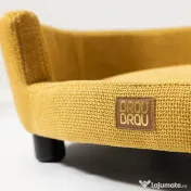 Canapea Galben - Soleil BRAUBRAU pentru Câini și Pisici 