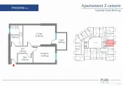 Militari-Metrou Preciziei -2 Camere , 58.2 mp, Ideal Inve... 