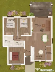 Casă modernă de vânzare în Petin, 4 camere, 100 mp utili 