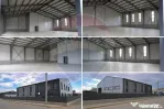 Hală industrială de închiriat – 560 mp si curte