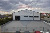 Hală industrială de închiriat – 560 mp si curte 