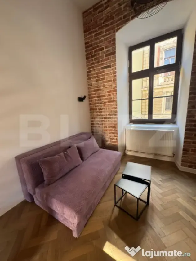 Apartament 1 camera, 27 mp, la casa, Ultracentral