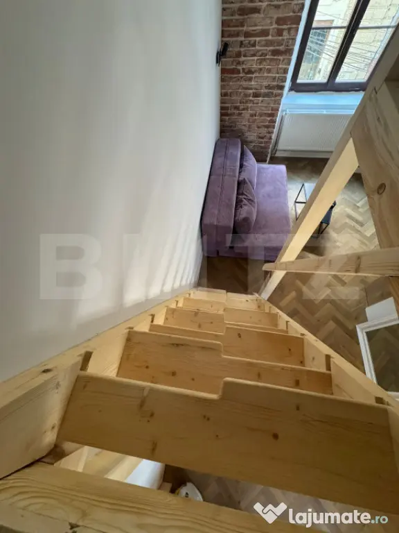 Apartament 1 camera, 27 mp, la casa, Ultracentral