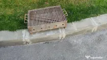 Grătar grădină cu picioare metalice