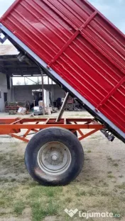 Remorca monoaxa basculabila adusa din Italia 