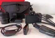 Canon M50 Mk 2, 2 obiective, microfon shotgun si accesorii vlog 