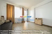 2 camere TITAN, parcare,metrou 1 DECEMBRIE (700m), bloc nou