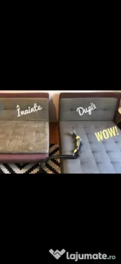 Servicii curatenie, canapele, fotolii, mochete si interior auto 