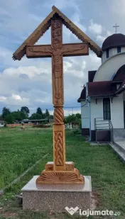 Execut la comandă lucrări din lemn de stejar masiv cu sculptură sau fară 