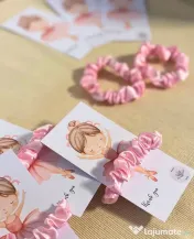Elastic de păr pe carton personalizat ( nu nume sau fără ) 