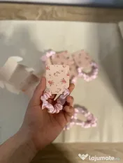 Elastic de păr pe carton personalizat ( nu nume sau fără ) 