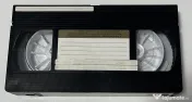 Caseta video VHS  de curățare a capului aparatului video . 