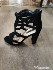 Pantofi cu toc negri mărimea 38 