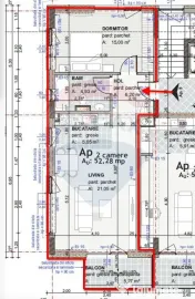 Apartament cu 2 camere de vânzare Mărăști, zonă semi... 