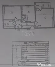 2 camere Barbu Văcărescu decomandat, et. 4, an 1990, 60 mp 
