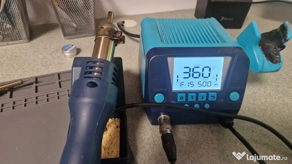 Letcon si suflantă aer cald Bakon Bk881 - 650W + suflantă rezervă