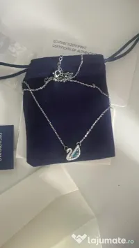 Lant Swarovski lebada 