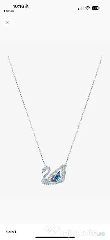 Lant Swarovski lebada
