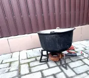 Ceaun și arzător pe gaz 