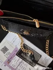 Geanta mini tip plic  Ysl model croco ,saculet, etichetă incluse 