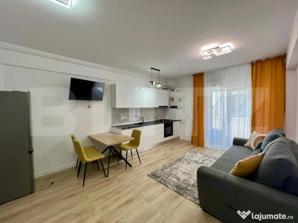 Apartament 2 camere, 50 mp, prima inchiriere, centrala si AC