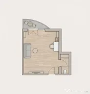 Spatiu birouri Mihalache -Turda in imobil mixt, 33 mp, centr 