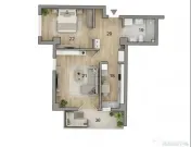 Apartament Fundeni - Dobroesti cu LOC PARCARE inclus 