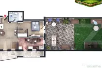 Apartament 2 camere cu terasă, parcare subterana, CF, boxa,