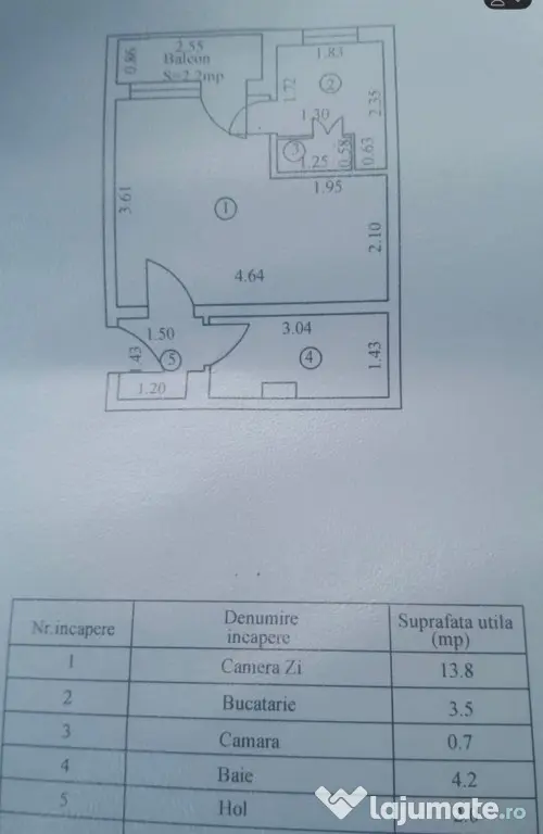 Garsoniera confort 1, Zona Dorobantilor, etaj 7/8 cu lift NO