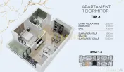 105.000 € TVA INCLUS | Apartament 2 camere tip studio |... 