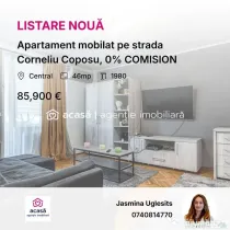 Apartament mobilat pe strada Corneliu Coposu, 0% COMISION