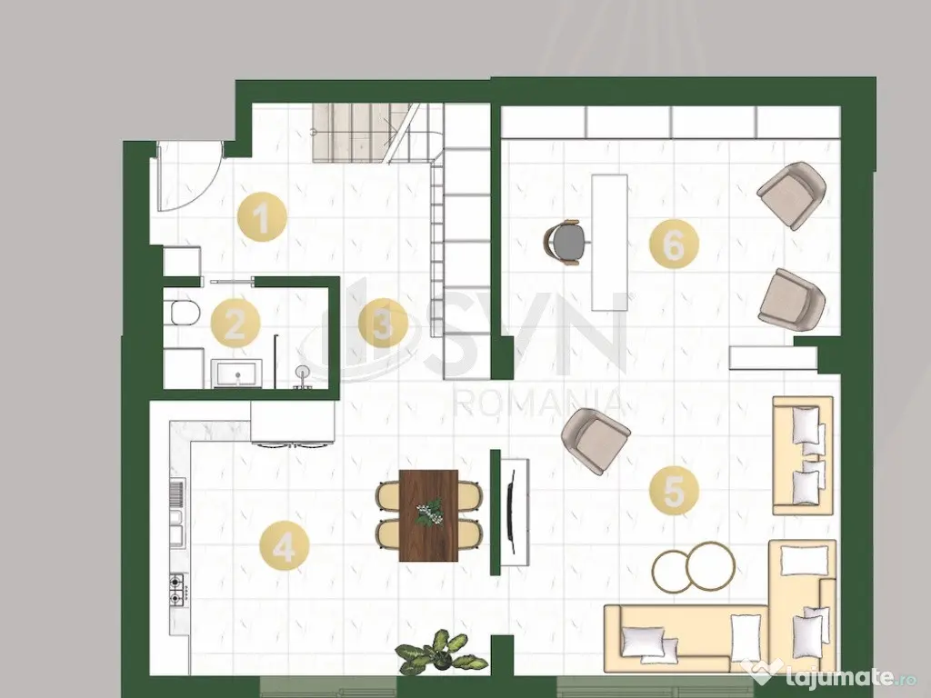 Duplex cu gradina proiect nou Iancu Nicolae adiacent