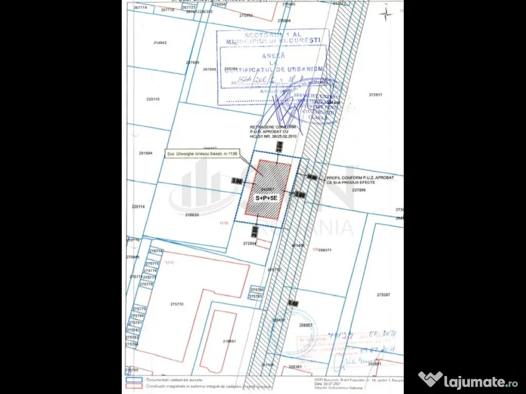 Teren Baneasa constructii 522