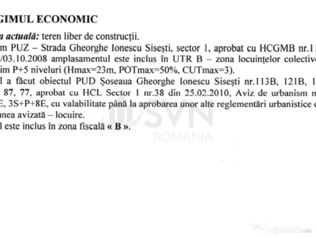 Teren Baneasa constructii 522